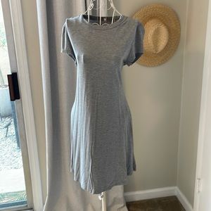 Gray T Shirt Dress